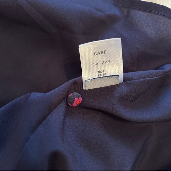 Eliot 100% Silk Floral Shift Women’s Mini Dress w/ Ruched Sheer Sleeves, Size 2 - Picture 8 of 8